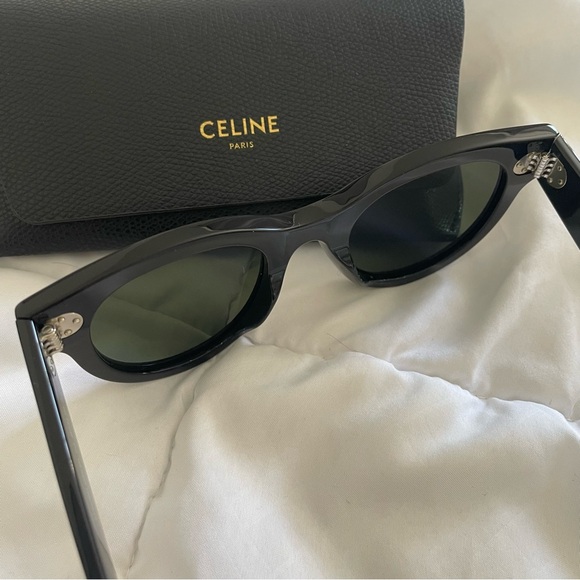 CELINE Round-frame acetate sunglasses - Picture 6 of 8